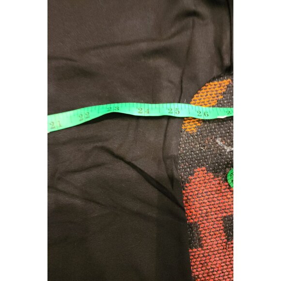 NEW Short-Sleeve Black V-Neck T-Shirt XXL Polyester Blend Stretchy Fabric - Picture 8 of 16